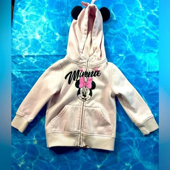 Disney - Minnie Mouse - Toddler Hoodie  / Sweater - Size 2 - - Picture 1 of 7